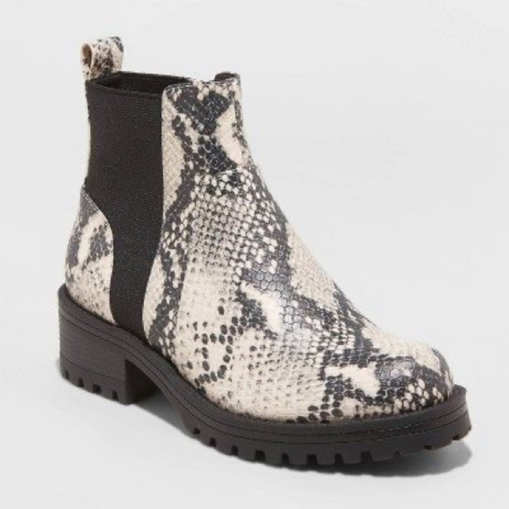 Women’s Snakeskin Booties Target